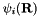 $\psi_i({\bf R})$