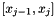 $ [x_{j-1},x_j] $